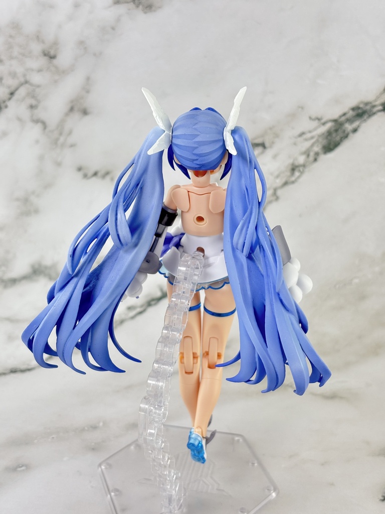 No.135 PUNI★MOFUヘアーそのいち ロングツインテール 3dプリンター出力品ガレージキット