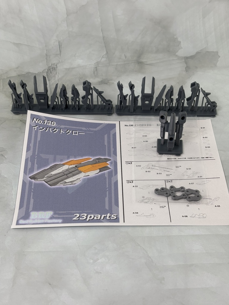 No.139 インパクトクロー 3dプリンター出力品ガレージキット