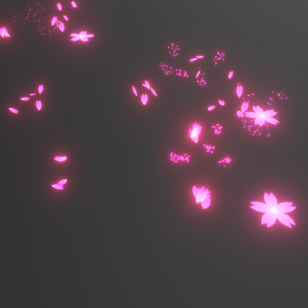 【無料版あり・MA対応】春夏秋冬モチーフパーティクル(かも)