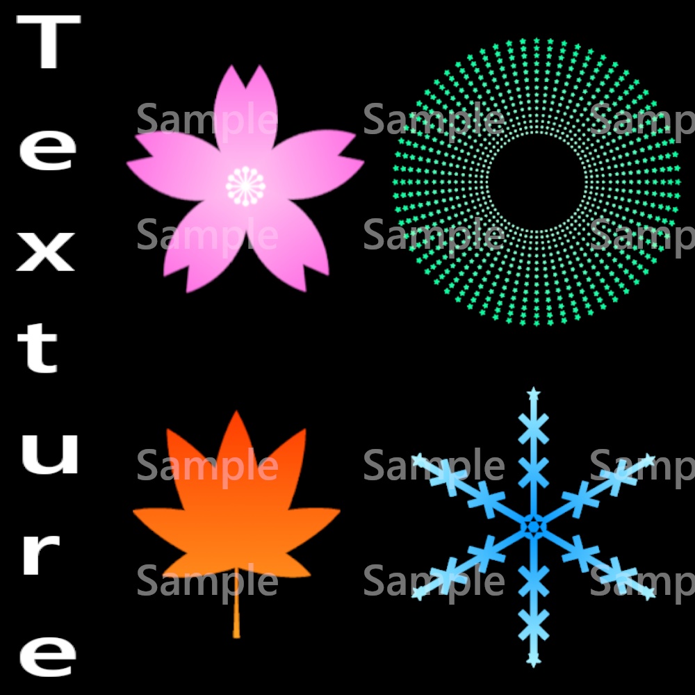 【無料版あり・MA対応】春夏秋冬モチーフパーティクル(かも)