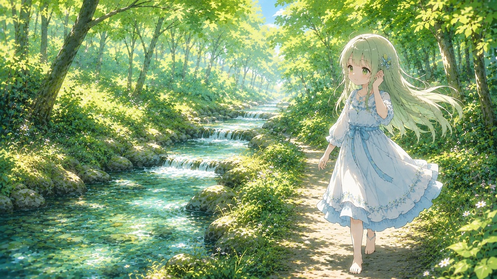 小川のせせらぎ