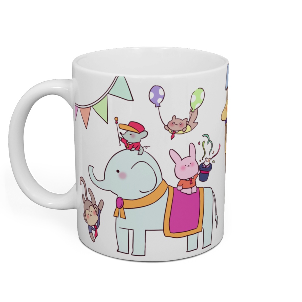 こだわりのしろくまマグカップ サーカス編