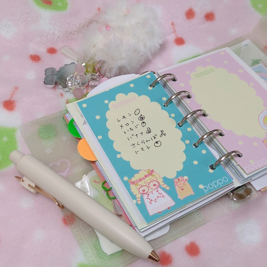 ぽっぽとバラちゃんmemo 水玉