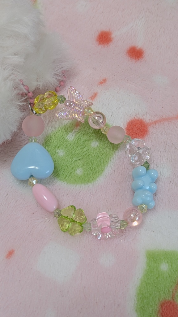 ウサギちゃんあみぐるみキーホルダー