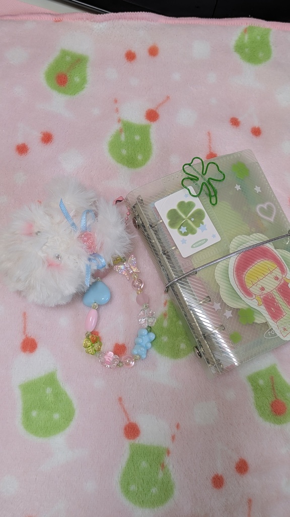 ウサギちゃんあみぐるみキーホルダー