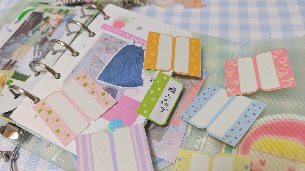 やさしい手帳のしるし インデックス