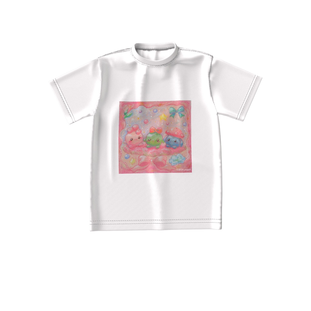 ぷくぷくフレンズビッグシルエットTシャツ