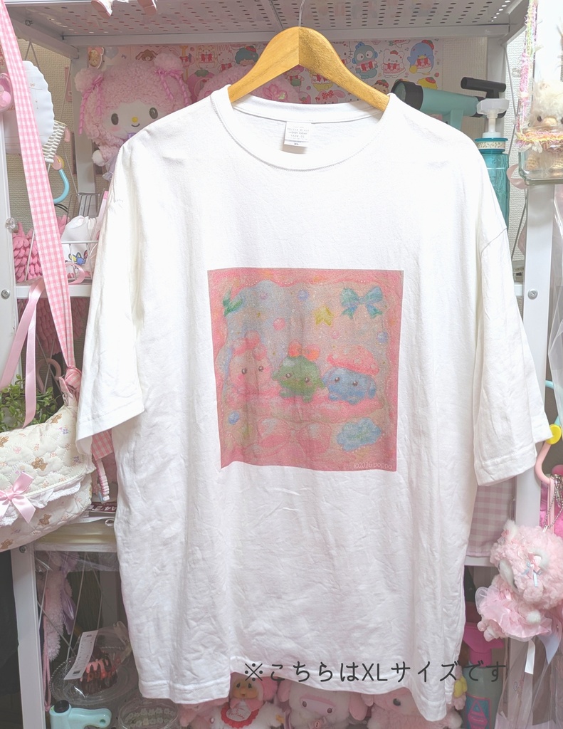 ぷくぷくフレンズビッグシルエットTシャツ