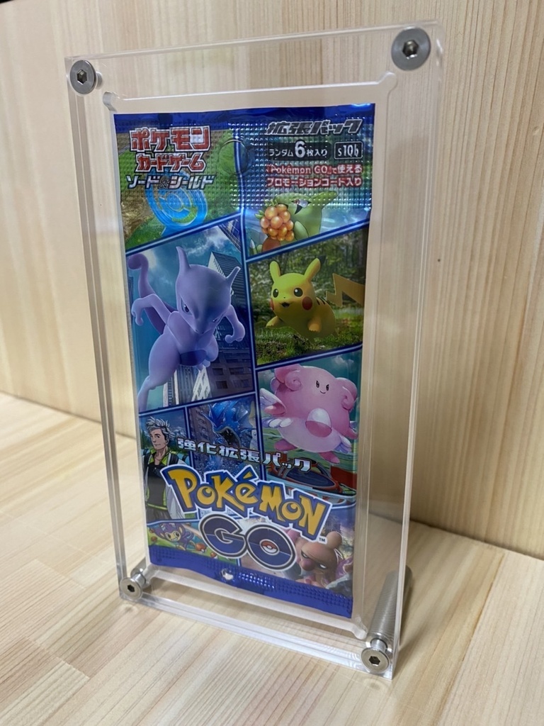 ポケモンカード　パックホルダー　ディスプレイケース　パック保存用　スタンド付き