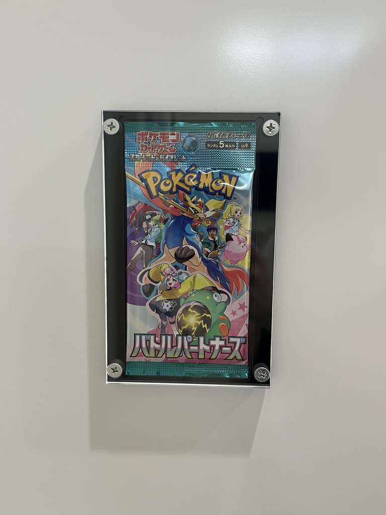 ポケモンカード マグネット式 パックホルダー ディスプレイケース スタンド付き