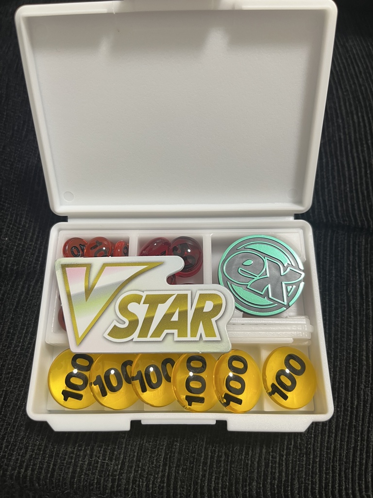 ダメカンケース 海外限定コイン専用 仕切り USEDマーカー ポケモンカード