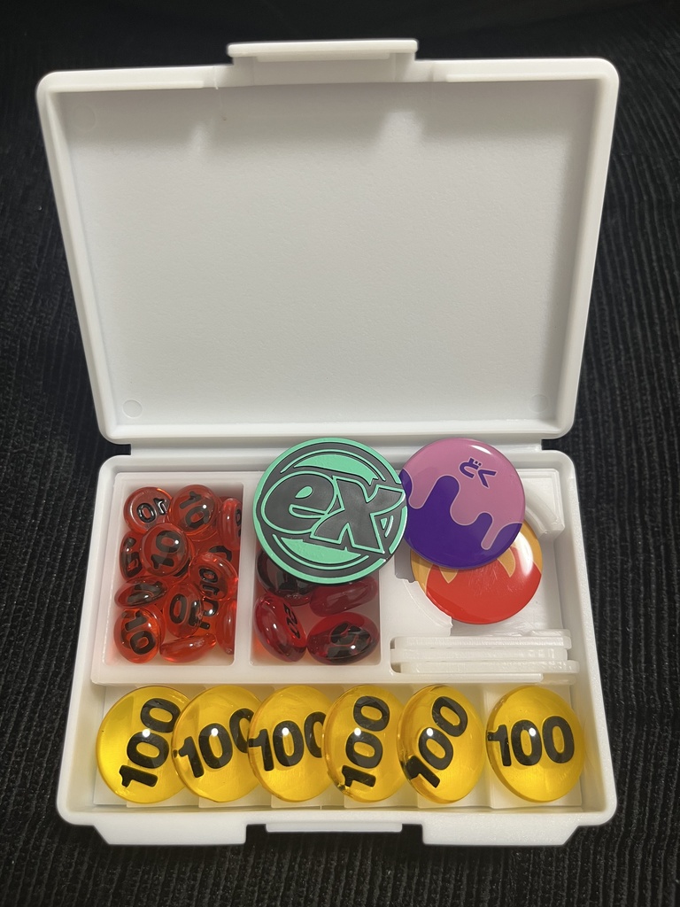 ダメカンケース 海外限定コイン専用 仕切り USEDマーカー ポケモンカード