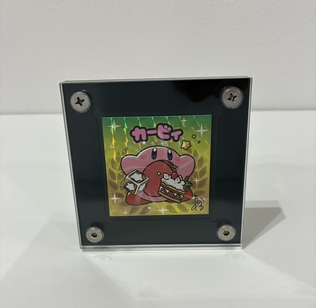 ビックリマンシール　ウエハースシール　シール　専用ケース　スタンド付き