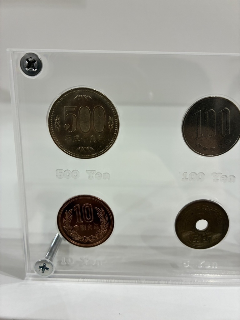 現行硬貨 アクリル コインケース コレクション用 ディスプレイケース
