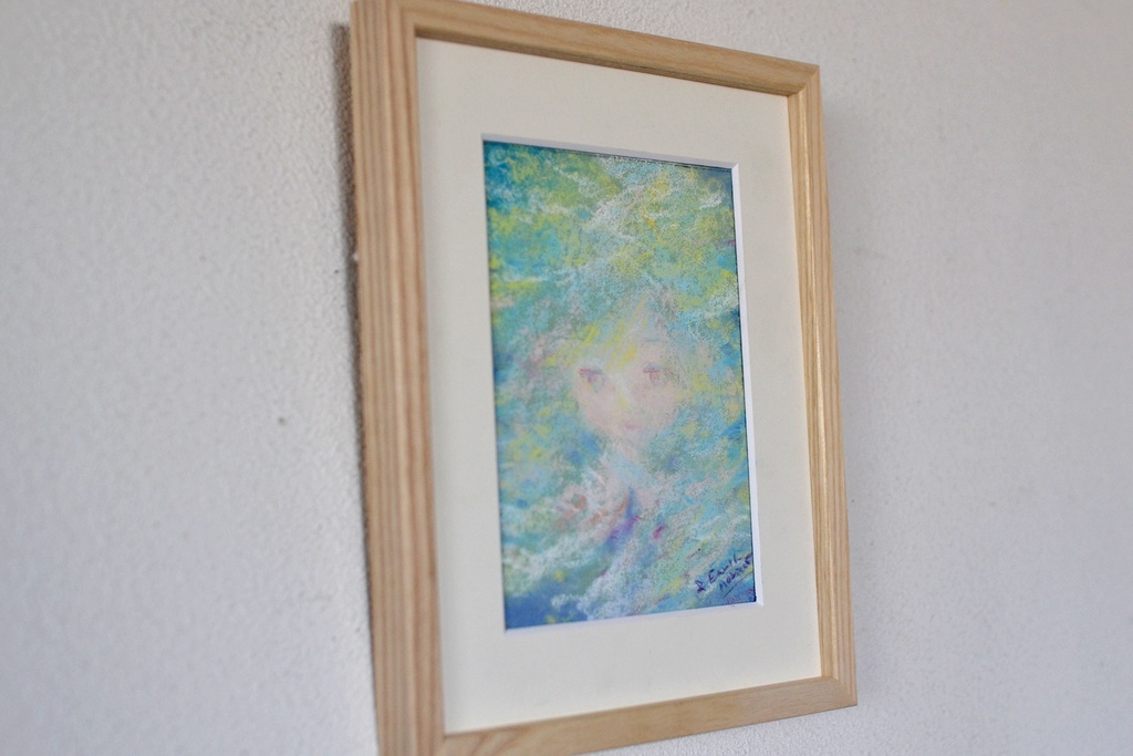 原画 星少女1 パステル画 絵画 アート