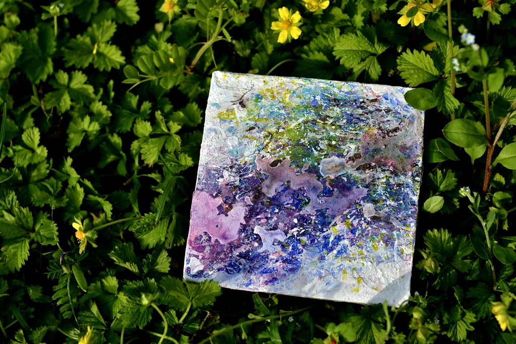 原画 3 ミニアート 絵画 抽象画 日本画 インテリアアート