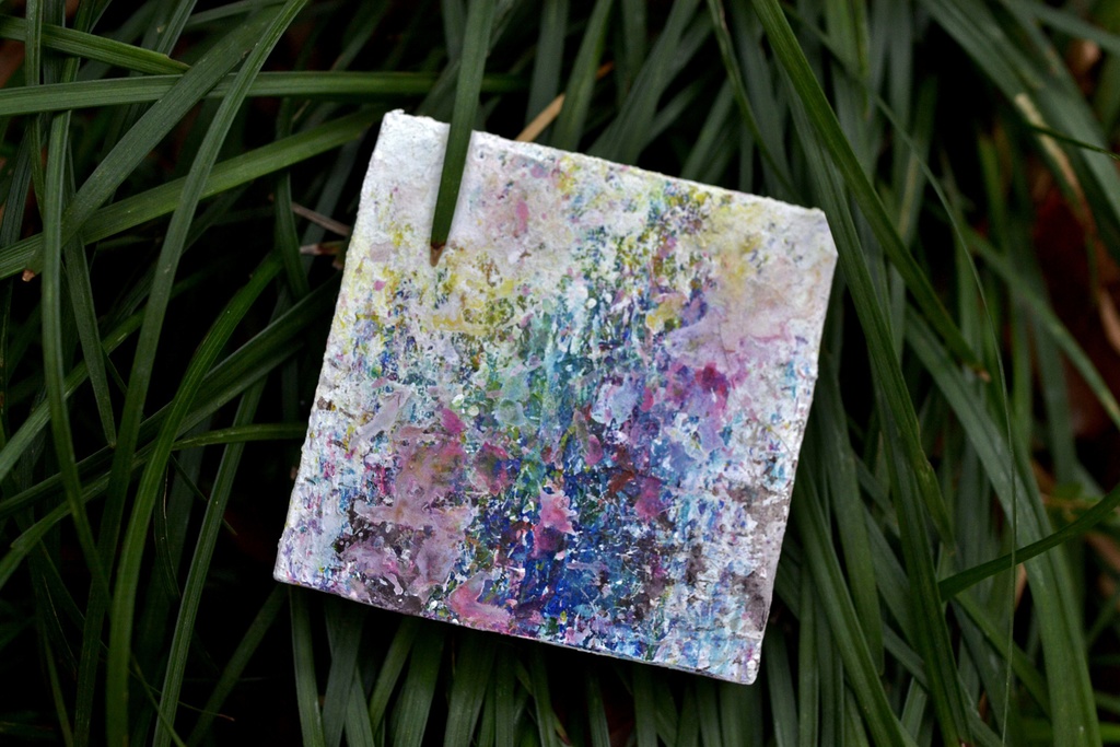 原画 5 ミニアート 絵画 抽象画 日本画 インテリアアート