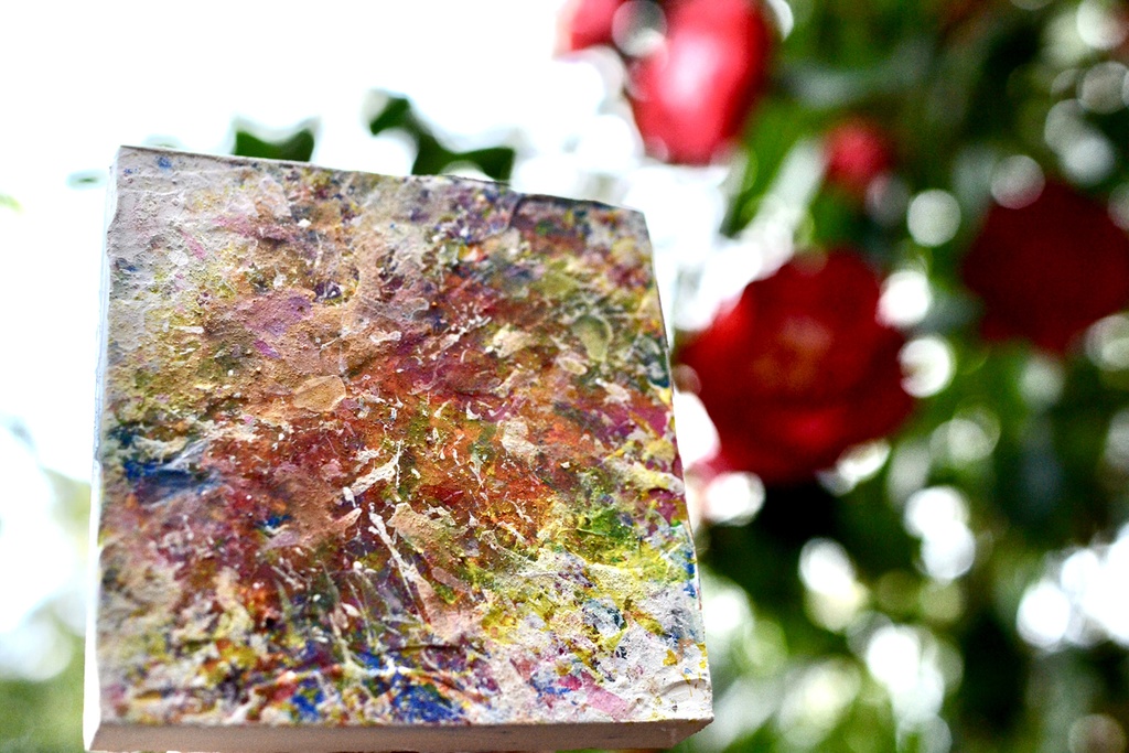 原画 6 ミニアート 絵画 抽象画 日本画 インテリアアート