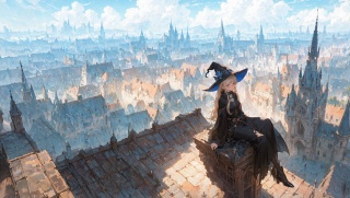 5_16_とんがり帽子と見晴らしの午後_A Pointed Hat and an Afternoon View