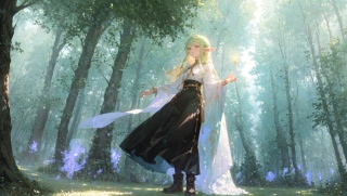 6_04_翡翠の森巫女_The Jade Priestess of the Forest