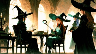 6_10_魔法図書館の午後_An Afternoon in the Enchanted Library