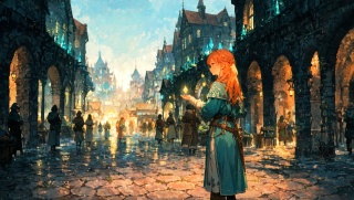 7_02_錬金の街、灯りの刻_The Alchemist's City at Dusklight