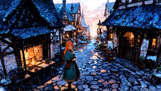 7_08_薄明にほどける街_The City Unraveling in Twilight