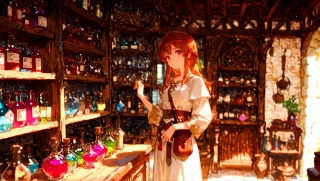 7_14_琥珀色の調合室_Amber-Hued Atelier