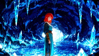 8_01_結晶が満ちる魔力泉_The Mana Spring Overflowing with Crystals
