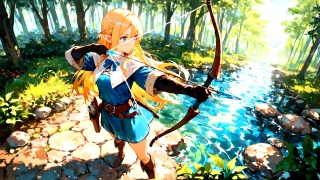 9_05_蒼き森の射手_The Azure Archer of the Forest