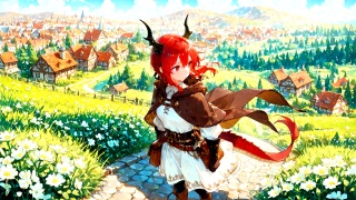 11_12_丘道に光が導く朝_Morning Guided by Light on the Hill Path