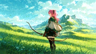 02_04_風渡る翠野_Wind Over the Emerald Fields