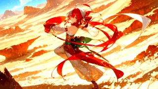 04_01_灼光に描く砂のステップ_Steps Drawn in Scorching Light