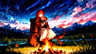 04_02_星降る野営のひととき_Camp Beneath Falling Stars