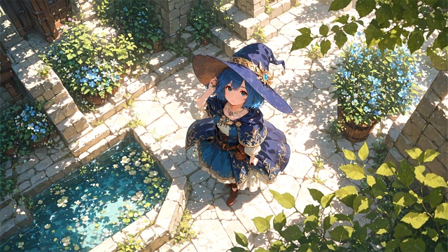 05_03_木漏れ日の水庭_The Sunlit Water Garden