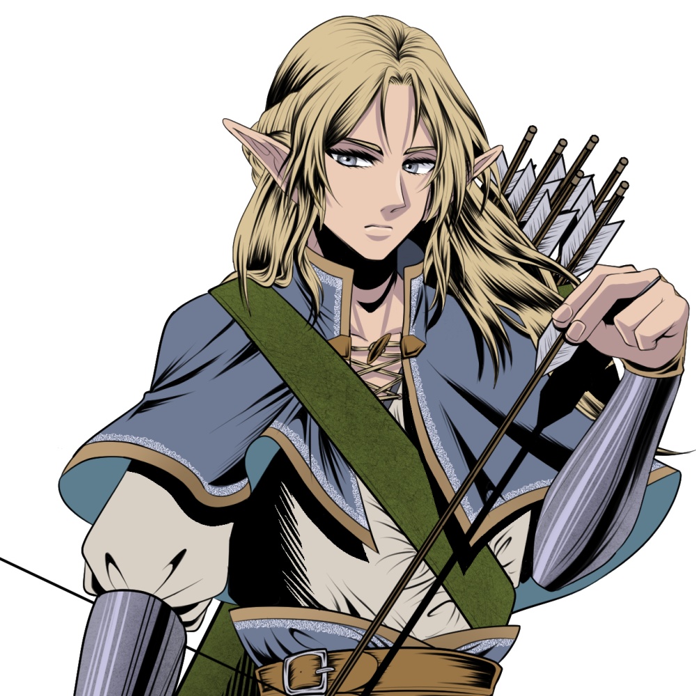 月下の森にエルフは眠る【SPLL:E194471】