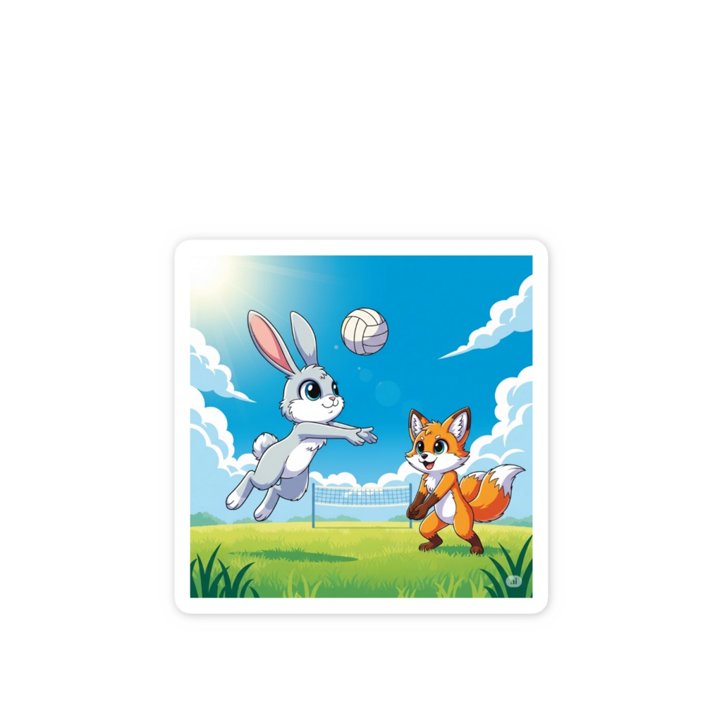 うさぎときつね(バレーボール)