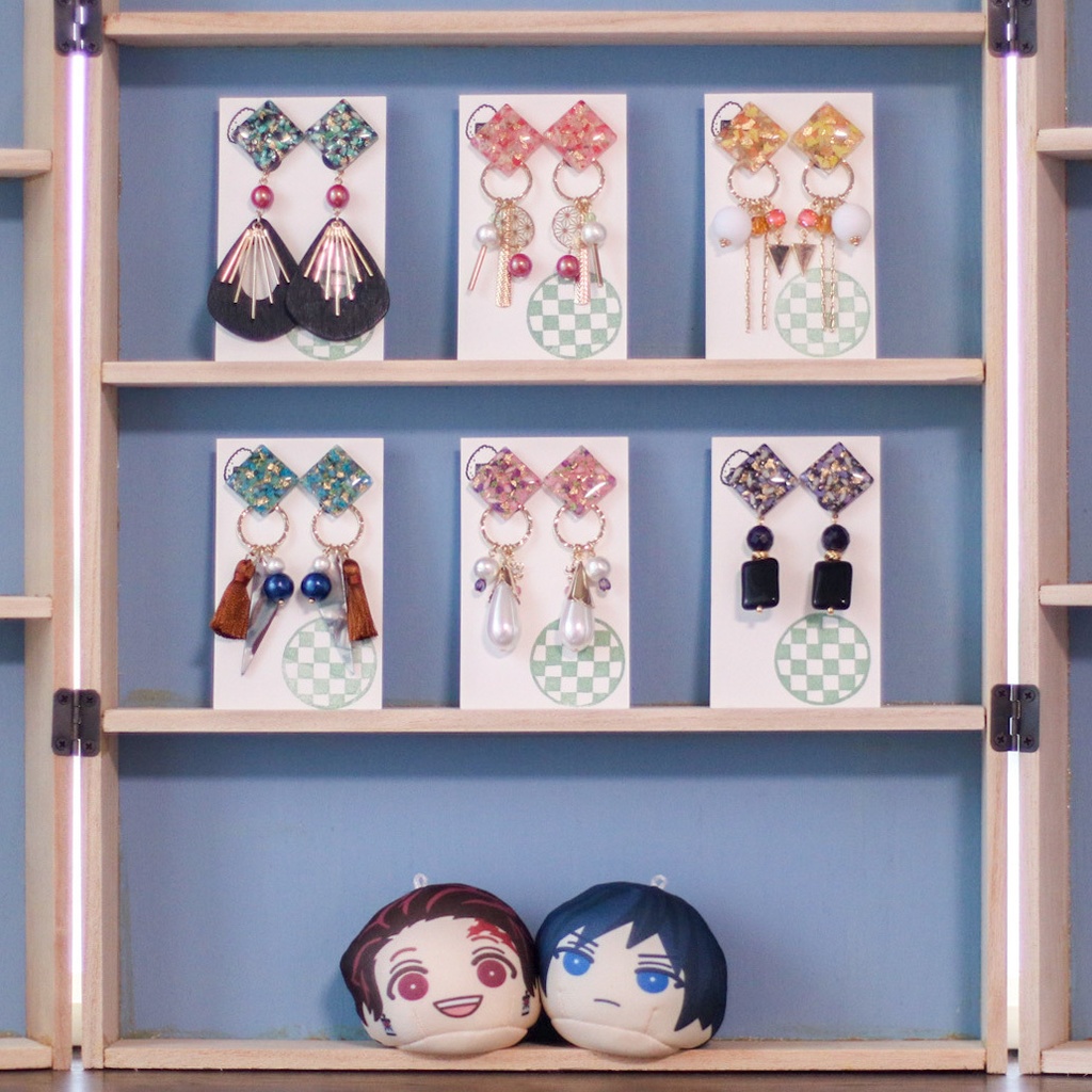 鬼滅の刃*レジンピアス/イヤリング