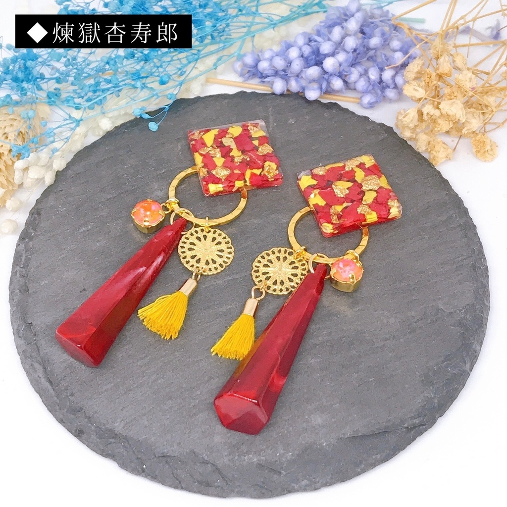 鬼滅の刃*レジンピアス/イヤリング