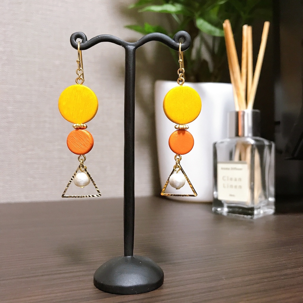 善逸＊ウッドピアス／イヤリング