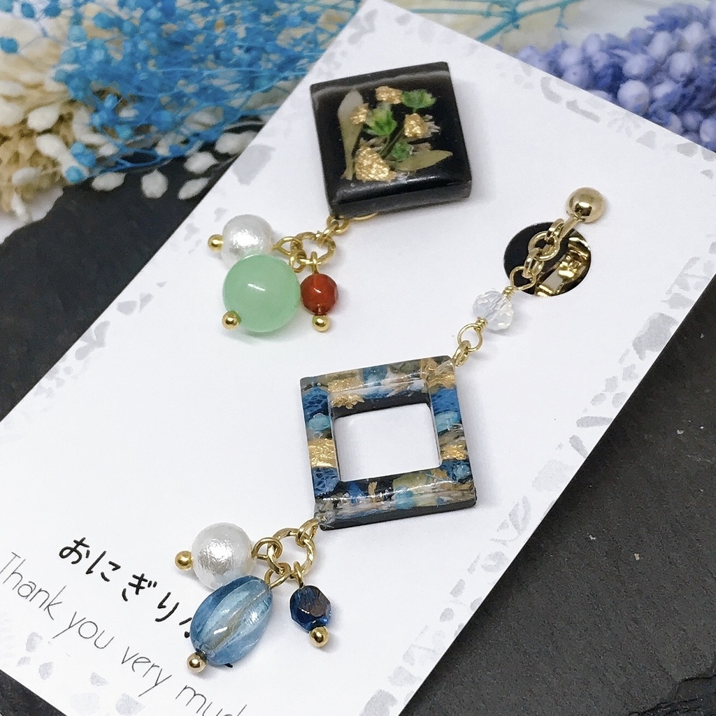 鬼滅の刃*水兄弟の絆イヤリング