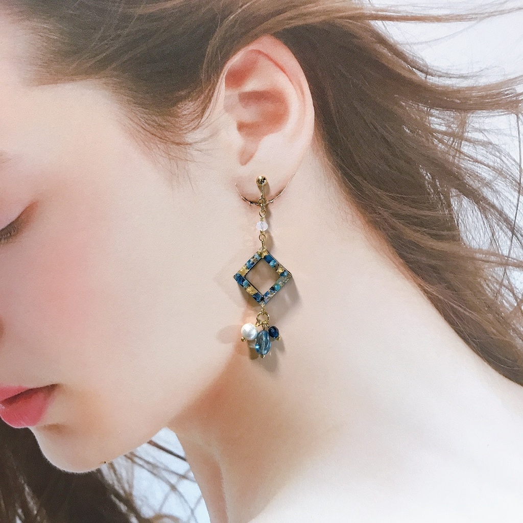 鬼滅の刃*水兄弟の絆イヤリング