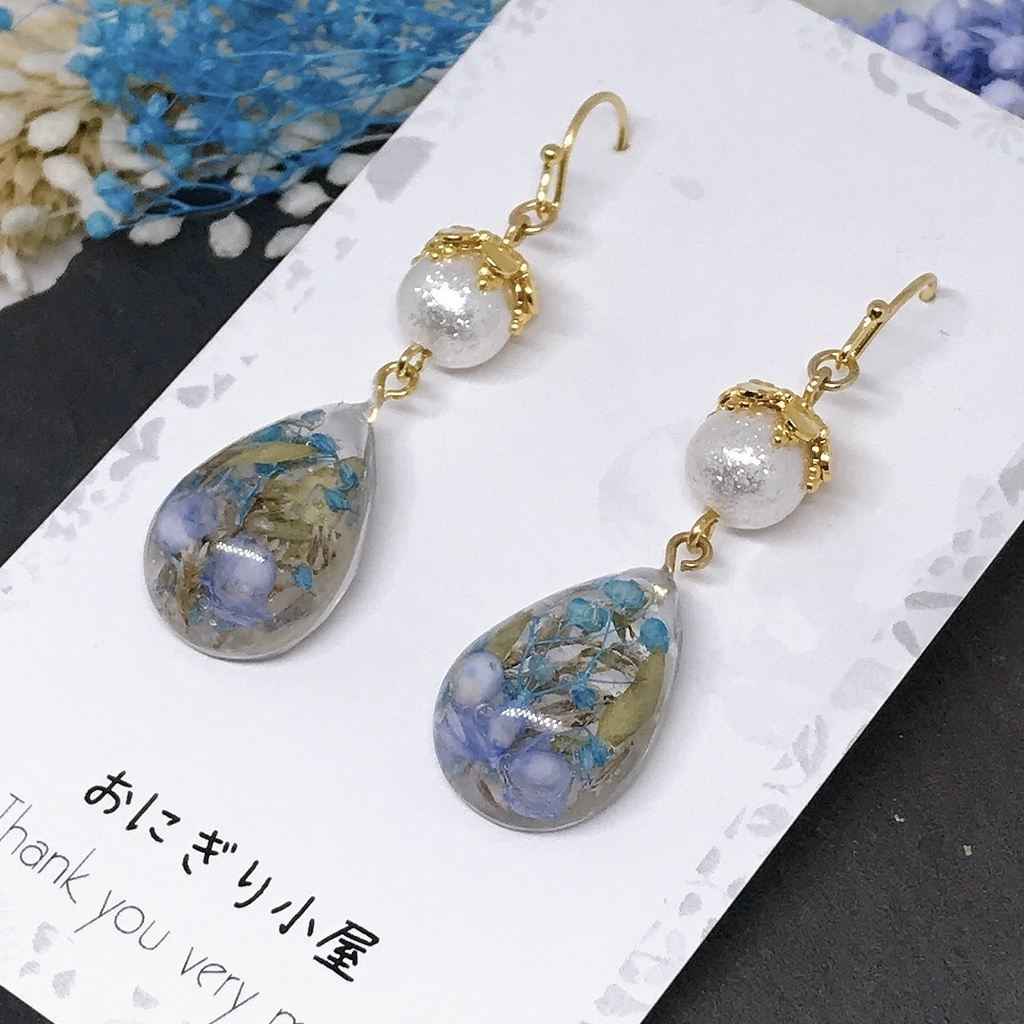水柱*雫ピアス/イヤリング