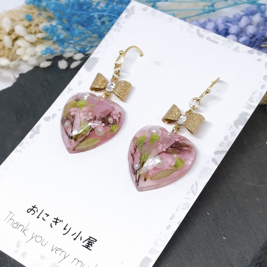 恋柱のハートピアス/イヤリング