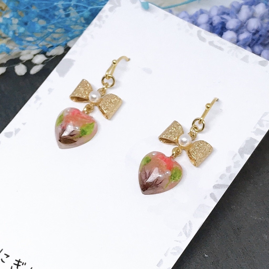 恋柱のハートピアス/イヤリング