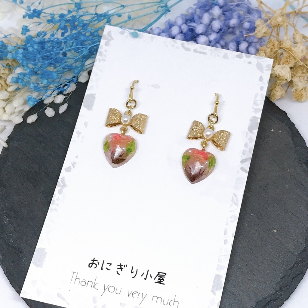 恋柱のハートピアス/イヤリング