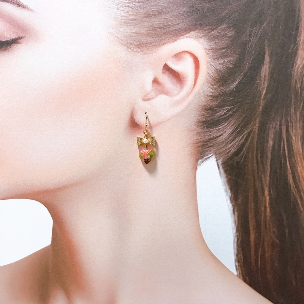 恋柱のハートピアス/イヤリング