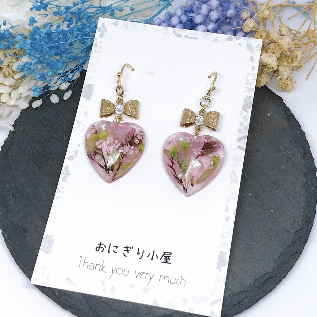 恋柱のハートピアス/イヤリング
