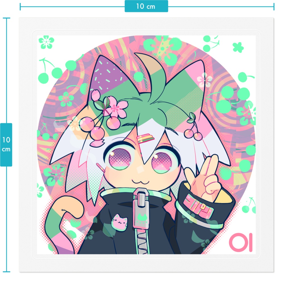 12NECCOステッカー