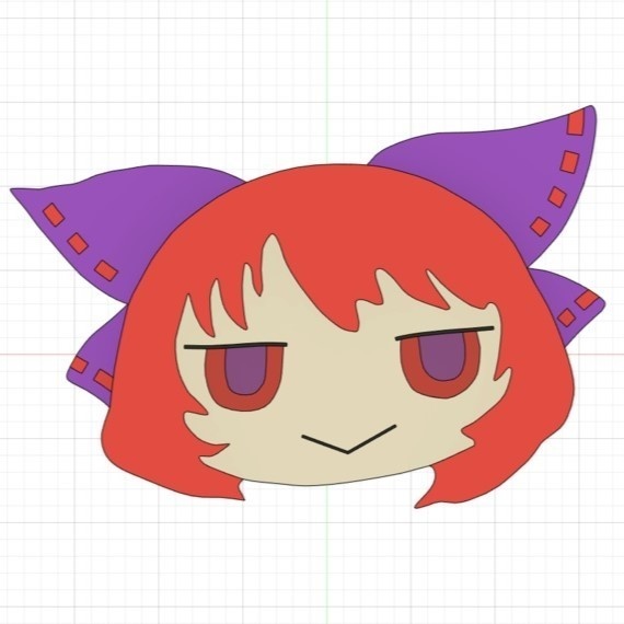 東方Project「赤蛮奇ヘッド マグネット&ストラップ」